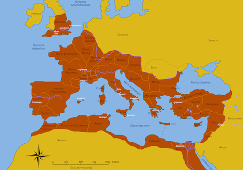 map of the Roman Empire